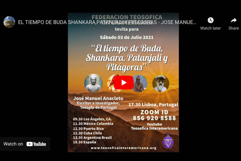 El Tiempo de Buda Shankara, Patanjali y Pitagoras